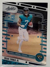 2024 PANINI ABSOLUTE BRIAN THOMAS JR BLACK ROOKIE FOOTBALL CARD JAGUARS NFL 123