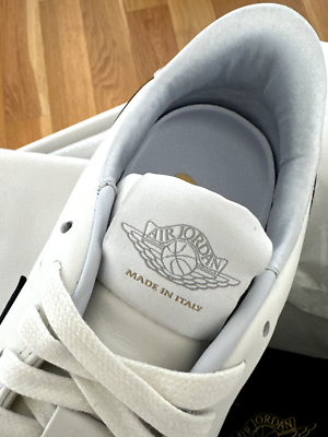 air jordan 1 low white black wings