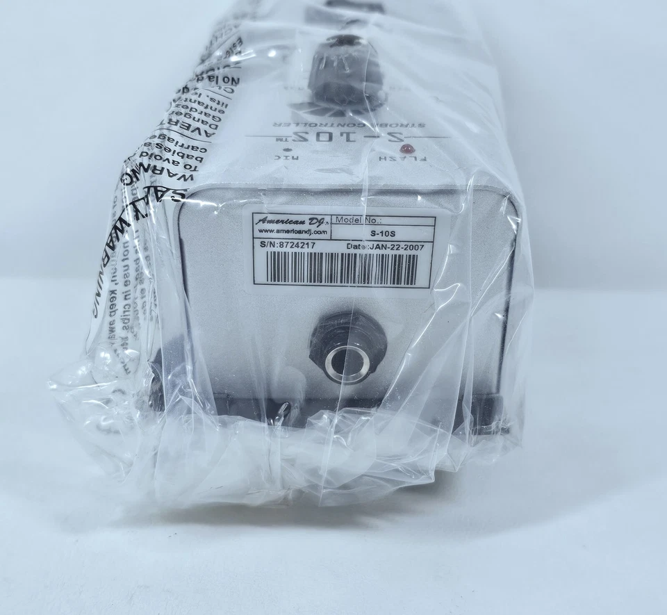 American DJ S-10S Strobe Controller With 2  25' Audio Cables  - Image 4 of 4