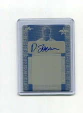 2020 Leaf All American Bowl Yellow Printing Plate Daniel Jackson Auto Plate 1/1