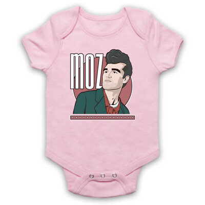 MOZ THE SMITHS INOFFIZIELLE MORRISSEY ILLUSTRATION ROCK BABY WACHSEN BABYANZUG GESCHENK