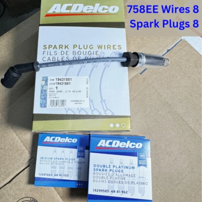 758EE AC Delco GM Spark Plug Wires New for Chevy Chevrolet Silverado 1500 - Bild 1 von 4
