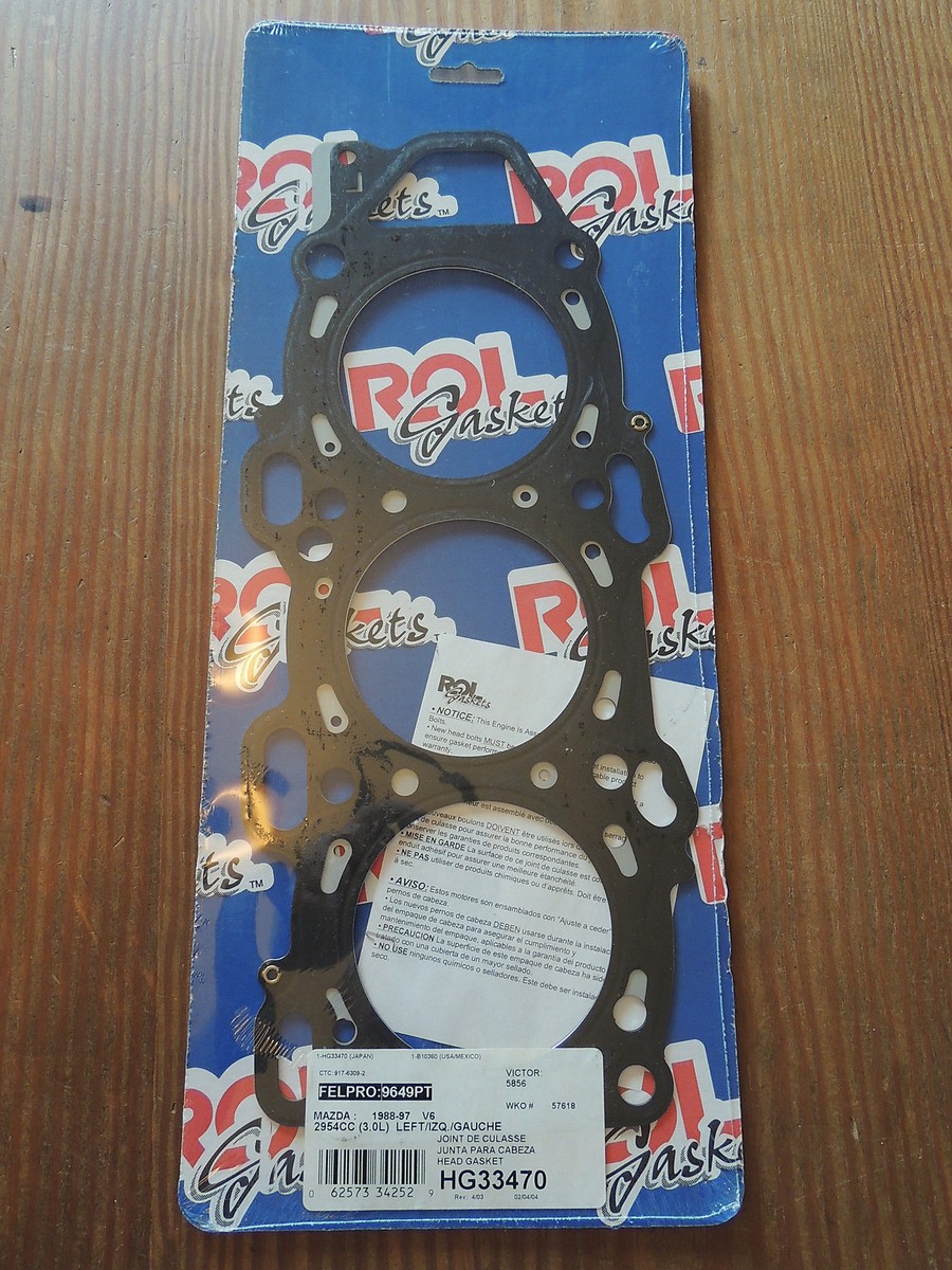 だまる ROL HG33470 MLS Head Gasket for Left Driver Side Mazda 929/MPV 3.0