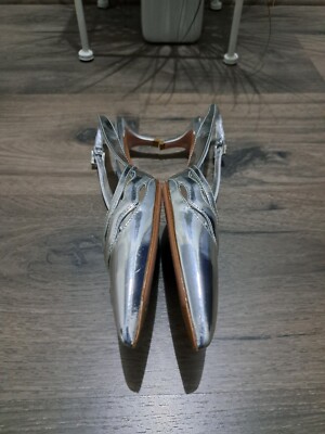 PRADA シルバー バレエシューズ 36 PRADA シルバー バレエシューズ 36