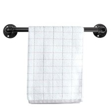 16 Inch Industrial Pipe Bathroom Towel Rack Kitchen Hand Towel Holder Rack