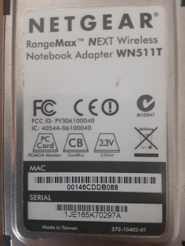 Laptop Computer PCMCIA CardBus Wireless Network AirPort Card DLink Netgear - 第 5/24 張圖片