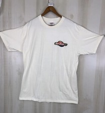 Vintage 1999 Budweiser Bud Bowl Anvil Ivory Mens Graphic T Shirt XL USA Made-