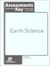 BJU Press Earth Science Tests Answer Key 5ED- 508721