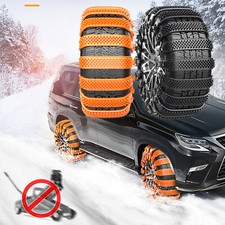 1610x Universal Winter Snow Mud Anti-skid Tire Chains Tendon For Car Sedan Suv