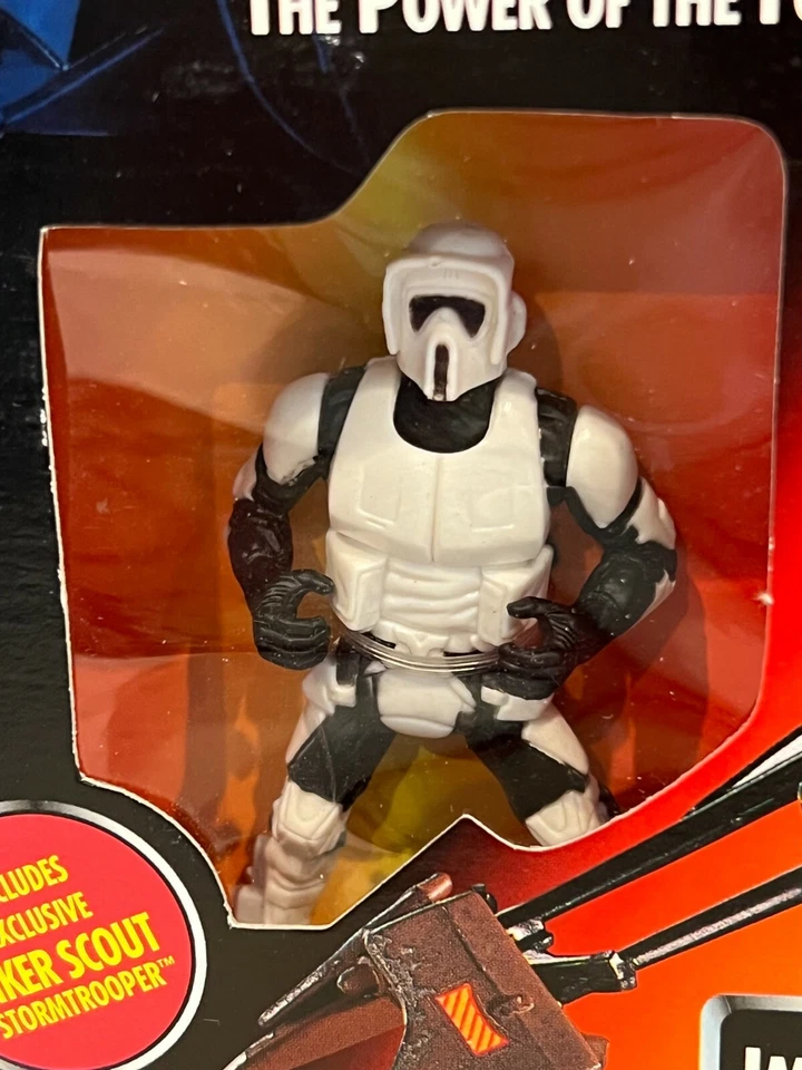 星球大战 IMPERIAL SPEEDER 自行车 带自行车 SCOUT Power of the Force POTF — 第 2/4 张图片