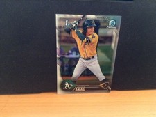 2016 Bowman Chrome IOLANA AKAU 1ST PROSPECT REFRACTOR SP #'ed 034/499 RED SOX