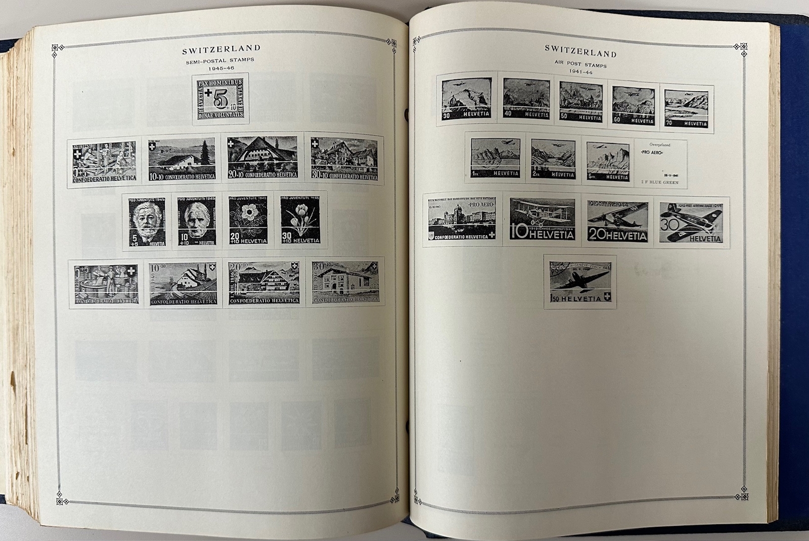 Scott International Postage Stamp Album, Part II Country US, AZ 1940