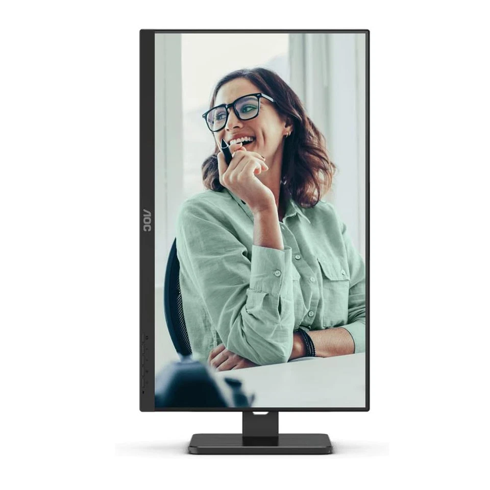 AOC 23.8" Monitor Display LED 1920 x 1080 Full HD Black 24P3CV - Image 2 of 4