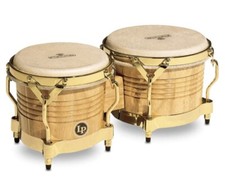 LP Matador Wood Bongo - Natural/Gold Tone Hardware - M201-AW
