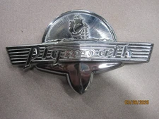 1941 PLYMOUTH TRUNK ORNAMENT EMBLEM Nameplate Script Used