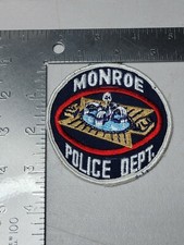 O Monroe Louisiana police patch patches 1st issue cheesecloth backing used