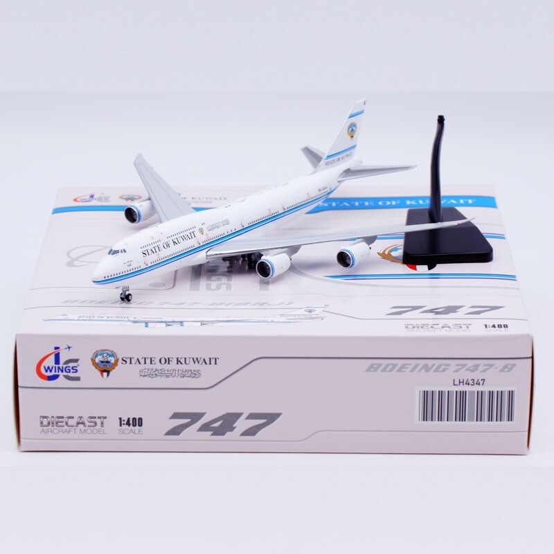 1:400 JC Wings State of Kuwait Boeing B747-8 Diecast Models