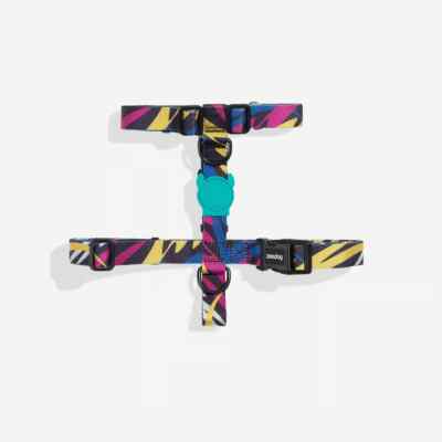 ZEE.DOG | Retro Adjustable Dog Halter H-Harness |4-point Locking Buckle | Woozer