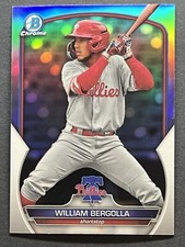 WILLIAM BERGOLLA 2023 BOWMAN DRAFT CHROME  REFRACTOR  #BDC-64