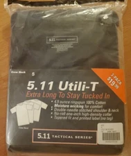 5.11 Tactical Men's Utili-T 3Pack Short-Sleeve T-Shirt 40016 Sizes S Dark Navy