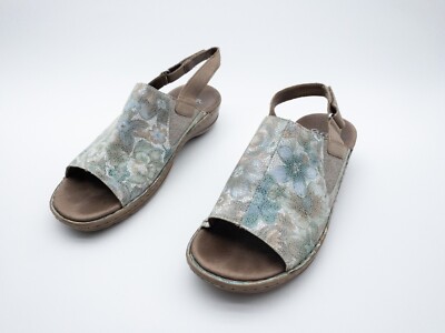 ara Damen Sandale Sandalette Halbschuh Sommerschuh Leder Gr 41 EU Art 17266-100