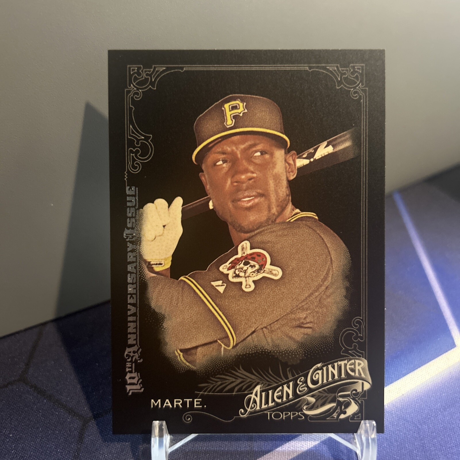 2015 Allen & Ginter's X Black Starling Marte 10th Anniversary Pirates #210