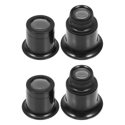  4 Pcs Augenclip-Lupe Multifunktions-Juweliere Loupe Uhrmacherlupe