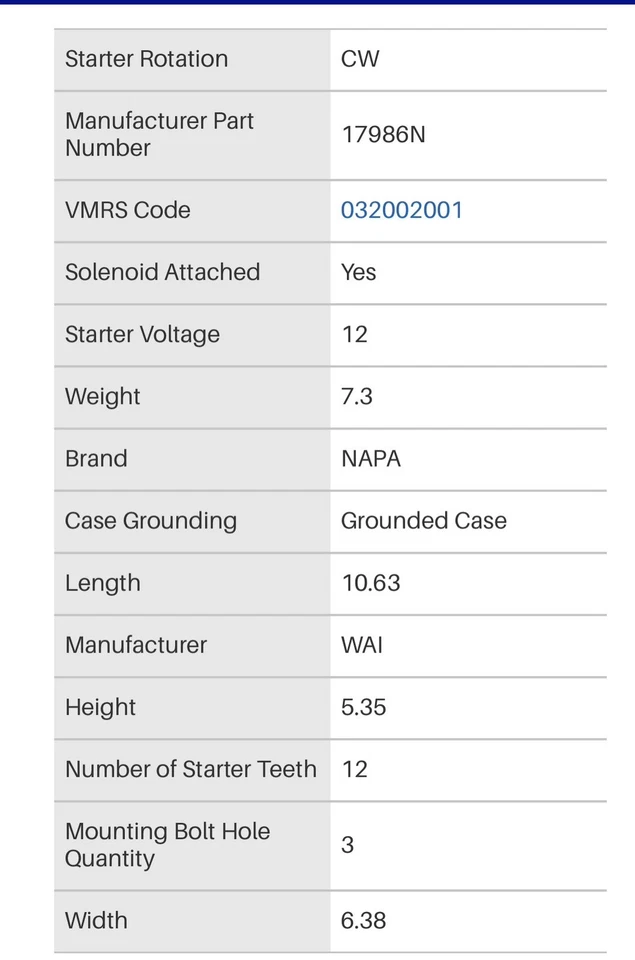 Arranque para Chevrolet Traverse 2009-16, GMC Acadia 2007-16, Cañón 2015-2016 3,6 L Foto 2 de 4
