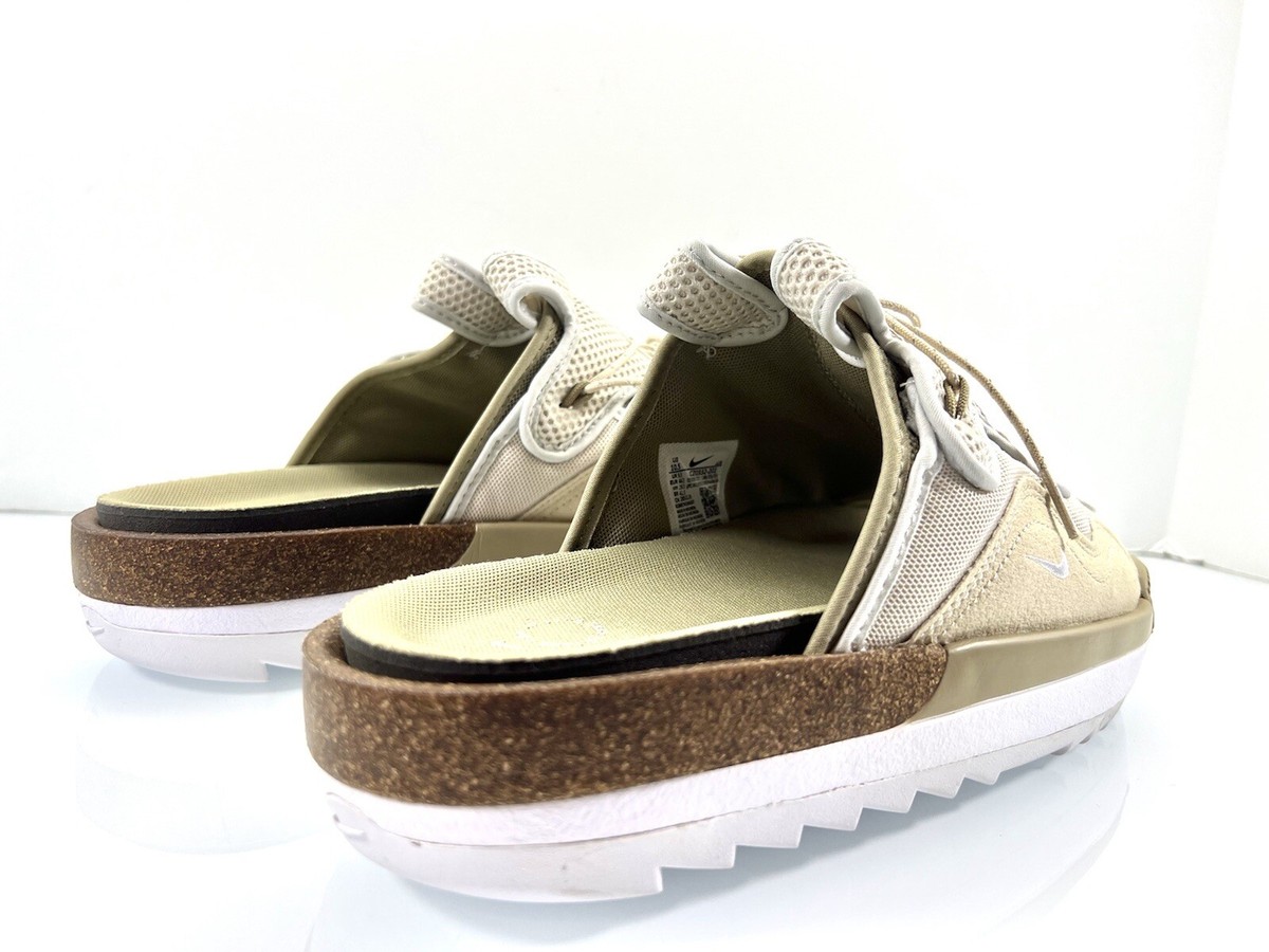 NIKE OFFLINE 2.0 SLIP ON SANDAL SLIDES RATTAN KHAKI LIGHT