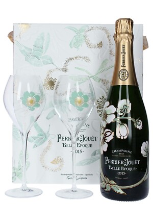 Perrier Jouet Belle Epoque 2015 - Champagner - Inkl. 2 Gläser (266,53 EUR/l)