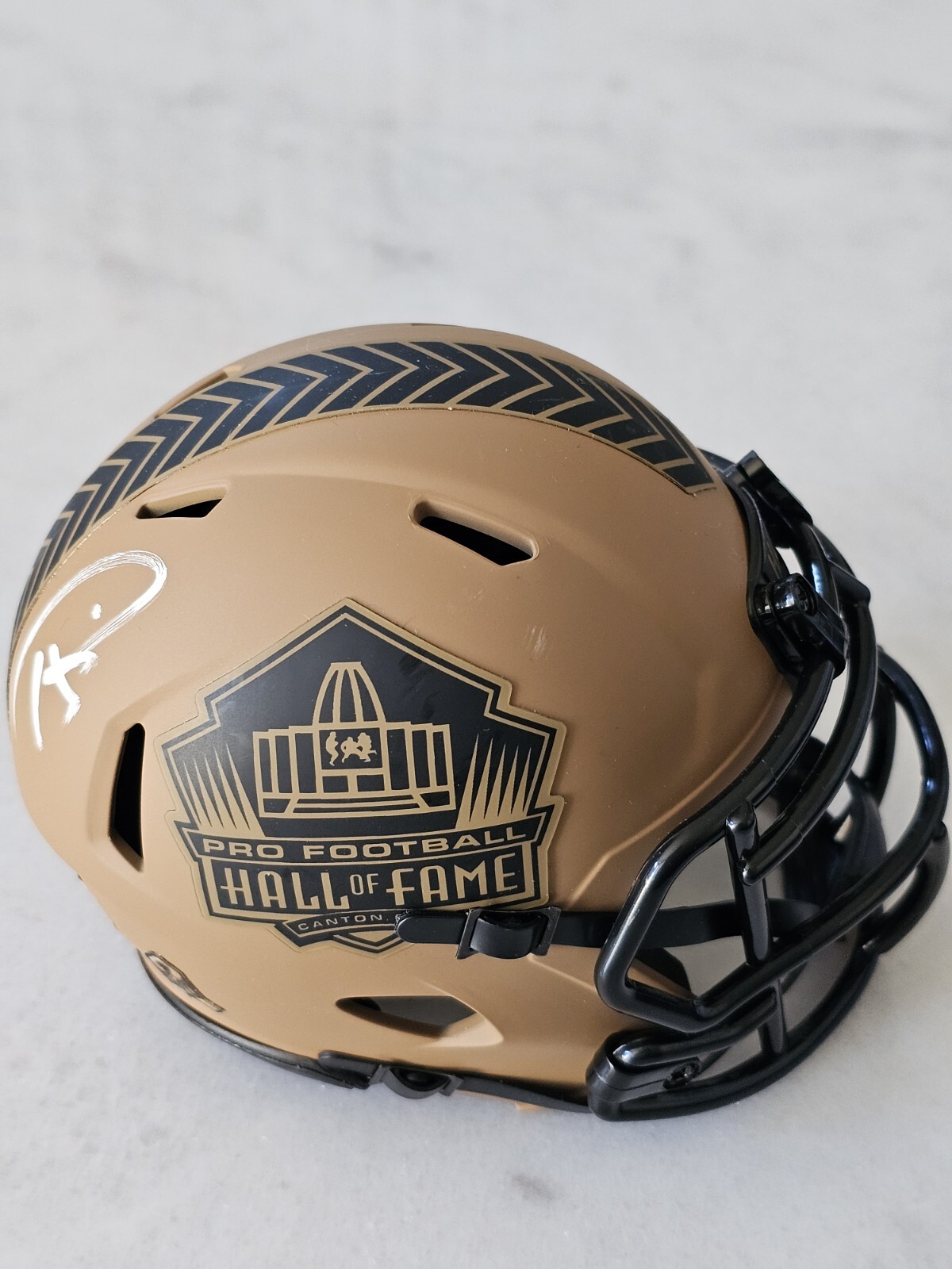 Andre Rison Autographed Signed Atlanta Falcons / Mini Helmet Beckett Sticker Hall Of Fame Falcons 