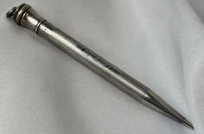 Vtg Wahl Eversharp FOB Mechanical Pencil Sterling Silver 15.70 Grams Monogrammed