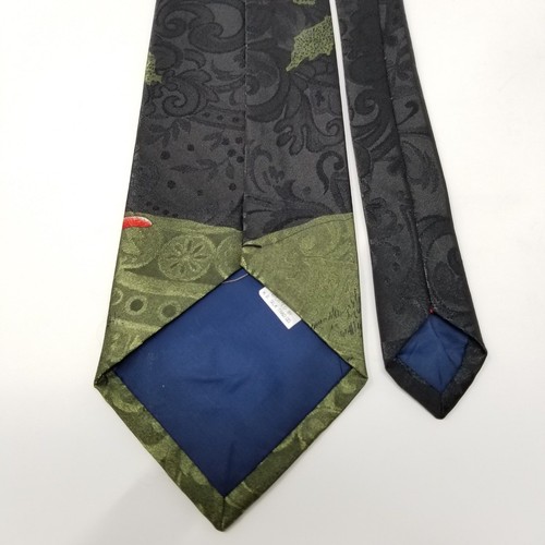 Renaissance Mens Necktie Silk Golfing Golf Clubs Sporty Print Classic Tie - Picture 5 of 5