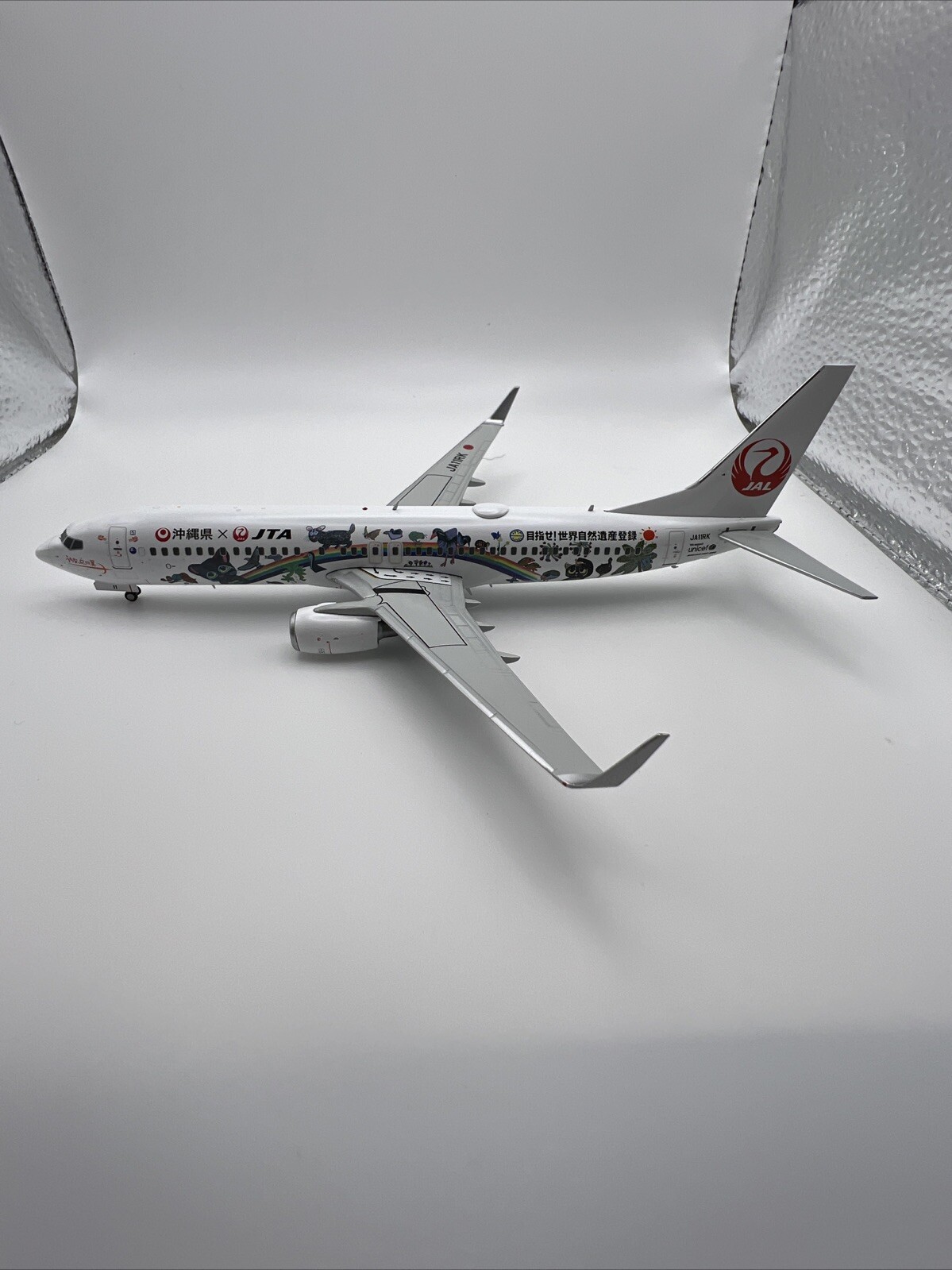 JC Wings JTA B737-800 JA11RK 1/200 B737-800 JAPAN TRANSOCEAN FLAP