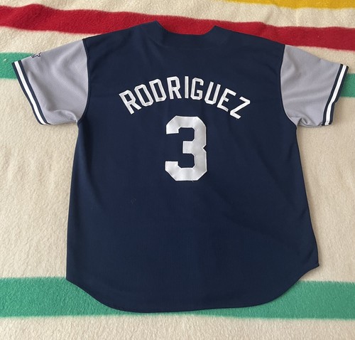 Vintage 90s Starter Seattle Mariners Alex Rodriguez Arod #3 Jersey Size 3X XXXL - Picture 4 of 8