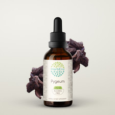 HerbEra Pygeum Alcohol-FREE Tincture Wildcrafted Pygeum Africanum