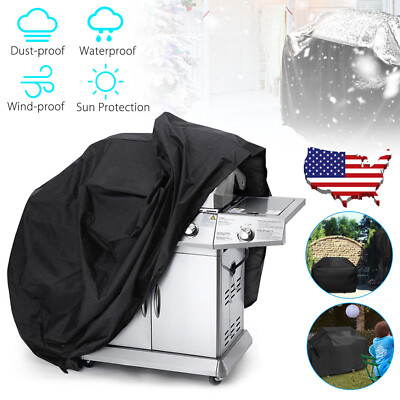 Large BBQ Gas Grill Cover 57'' Barbecue Waterproof Outdoor Heavy Duty Protection