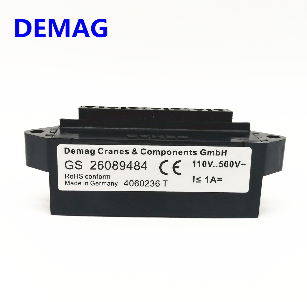 DEMAG hoist rectifier brake module GS 26089484 110V..500V~ 1A | eBay