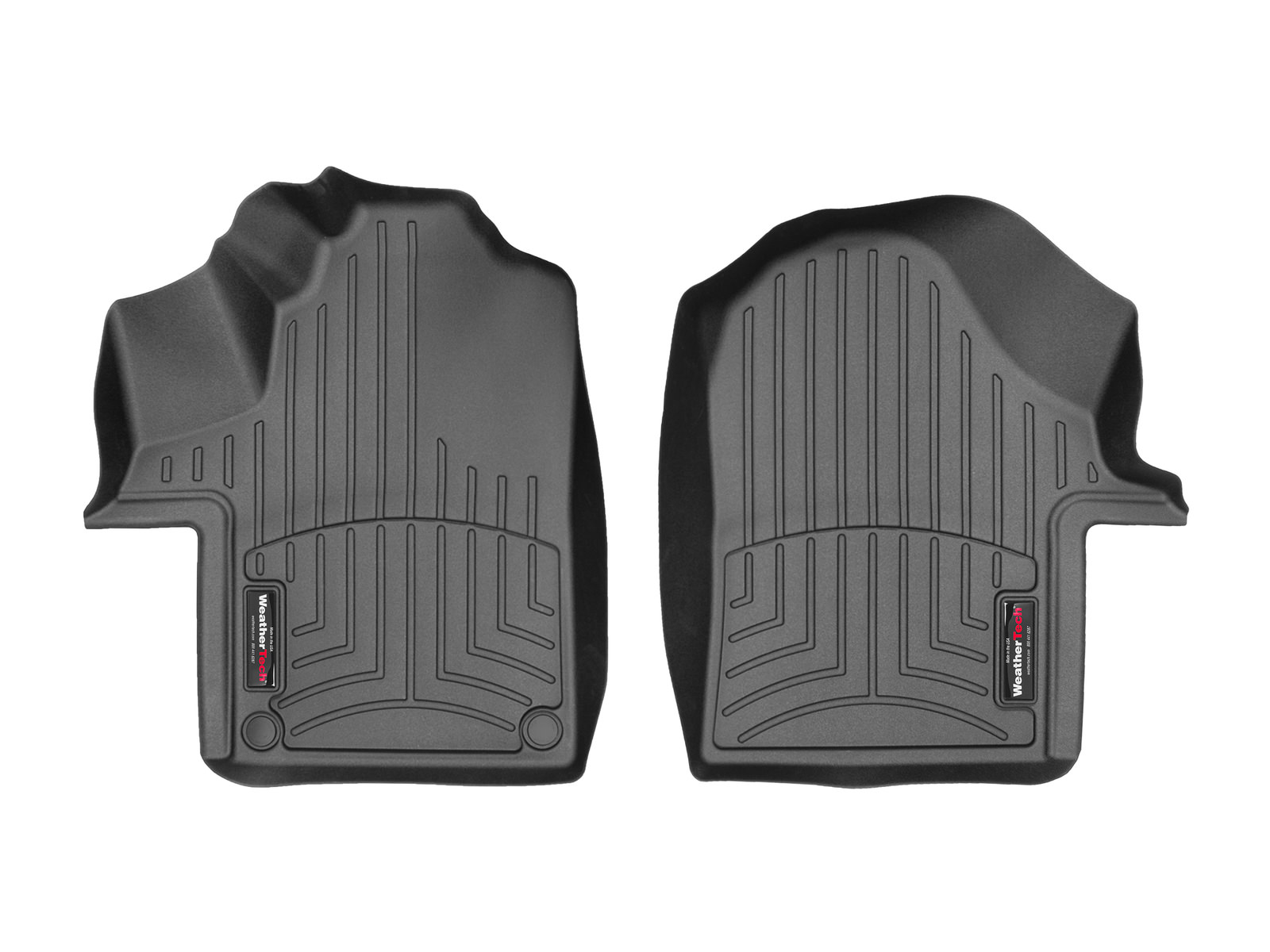 WeatherTech FloorLiner Mats for Mercedes Metris 20162020 1st Row Black
