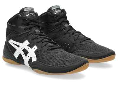 Asics Matflex 7 Gs Wrestling Shoe Black White 1084A011-001 Size