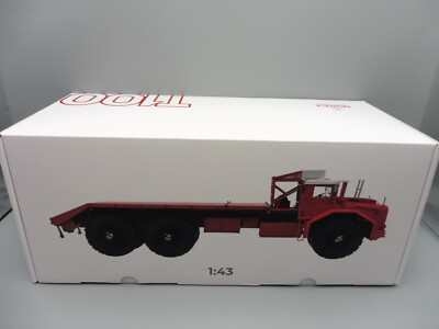 Norev Berliet T100 N.1 1/43 &ndash; Camion Rosso 1960 Senza Pannelli Laterali, Modellino NV690039