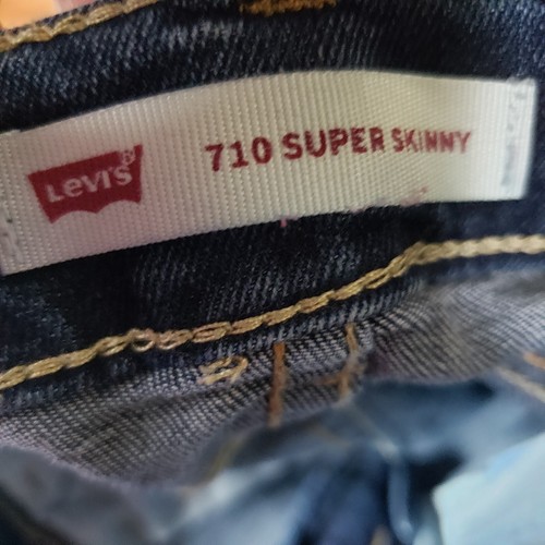 levis girls 5t 710 super skinny 4 to 5 years old Adjustable Waist - Picture 4 of 9