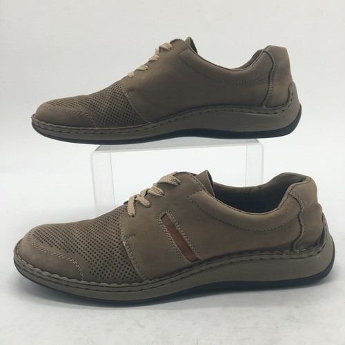Rieker Mens 45 Perforated Oxford Casual 
