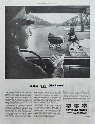 1946 National dairy products CorporationVintage Ad after you Madame