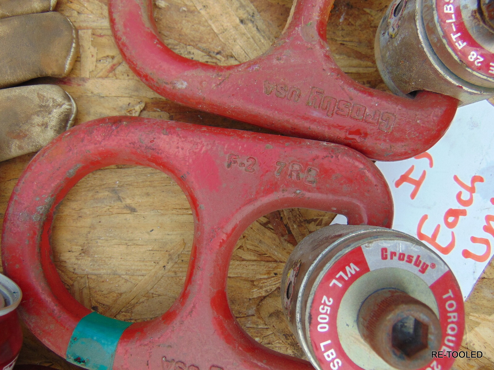 (1) Crosby HR125 Swivel Hoist Lifting Ring 2500 Lbs 1.25 1 Ton Lifting