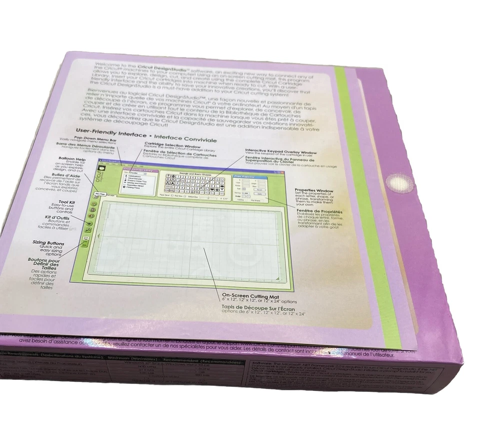 New Cricut Design Studio Software 29-0500 Provo Craft 10ft USB Cable,Mouse Pad - Image 4 of 4