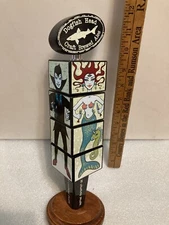 DOGFISH HEAD 2012 UBER SARAH MACPHERSON CREATE YOU OWN PERSON beer tap handle.