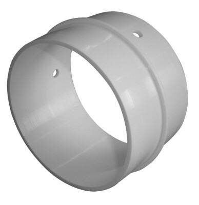 Upmann Innenverbinder KST DN 100mm weiß 66556
