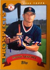 Freddy Sanchez Autographed 2002 Topps #313 Rookie Card