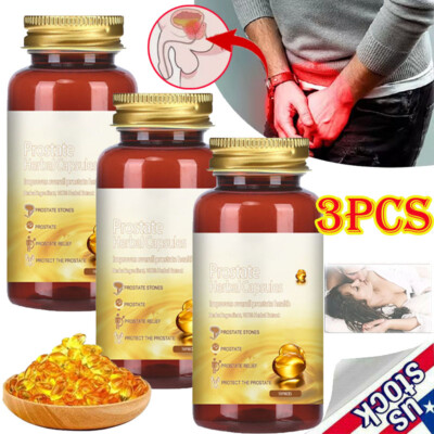  3 Bottle North Moon Capsules Prostate Health Reduce Frequent Urination For Men 